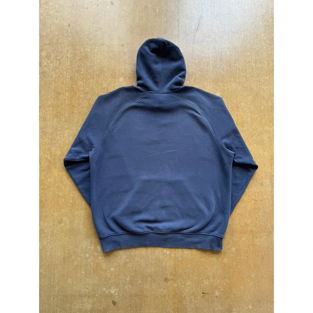 VTG Nike Silver Tag Skater Distressed Navy Blue Hoodie Jacket Y2K (L) Surfer